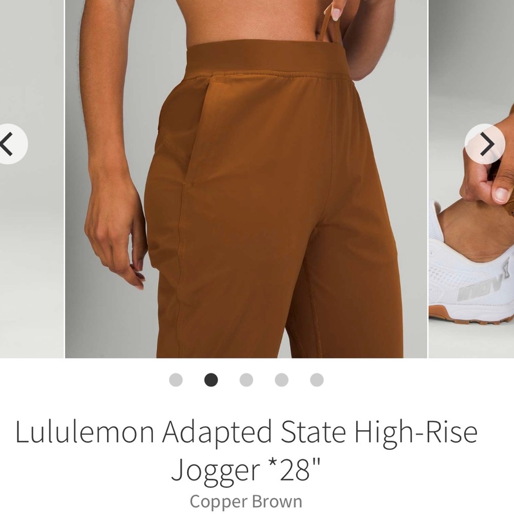 Lululemon Athletica Copper Brown Joggers